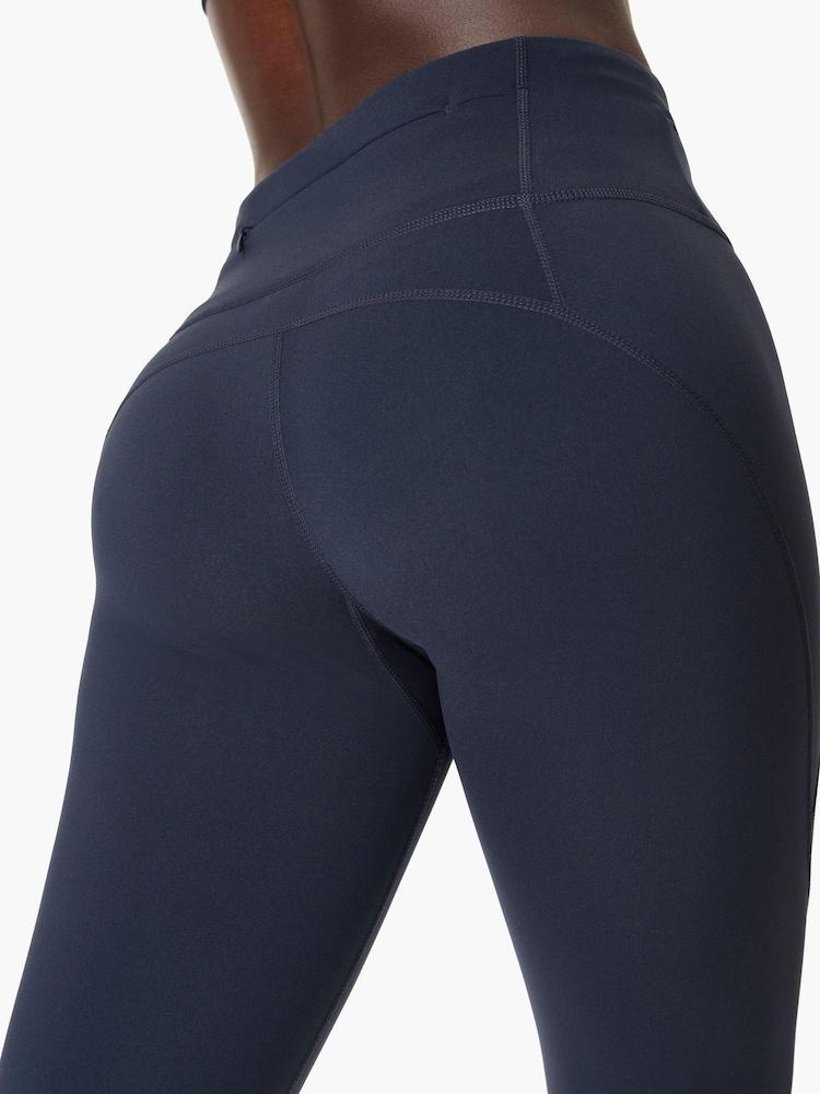 Granatowy - Sweaty Betty Power 7/8 Workout Leggings - Image 8 of 10