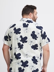 Blend Blue Floral Resort Short Sleeve Shirt - Image 2 of 5