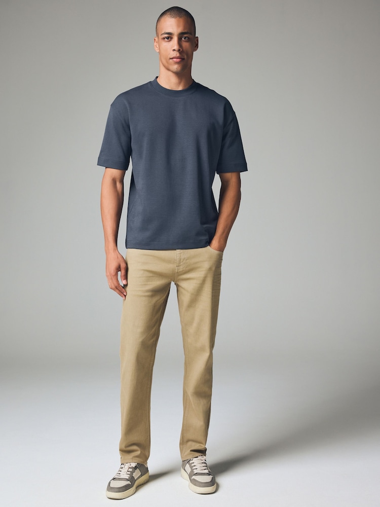 Light Stone Slim Fit Soft Touch Coloured Stretch Jeans - Image 2 of 11
