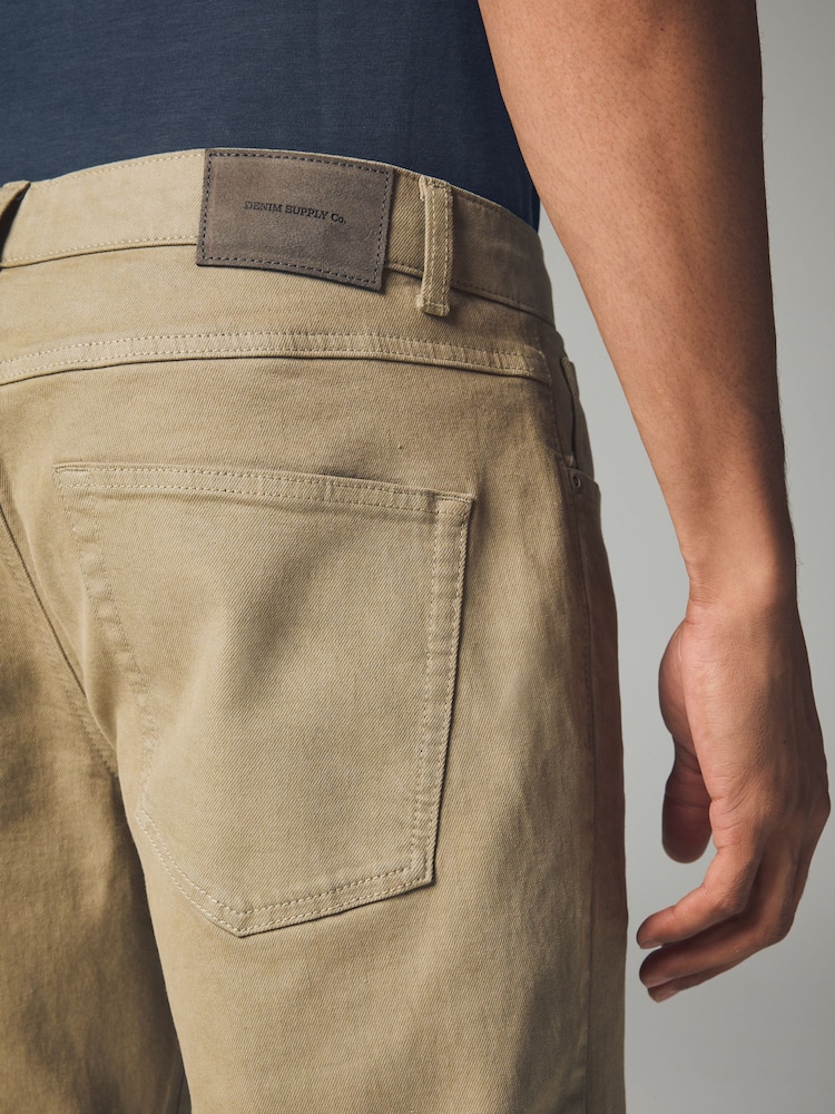 Light Stone Slim Fit Soft Touch Coloured Stretch Jeans - Image 6 of 11
