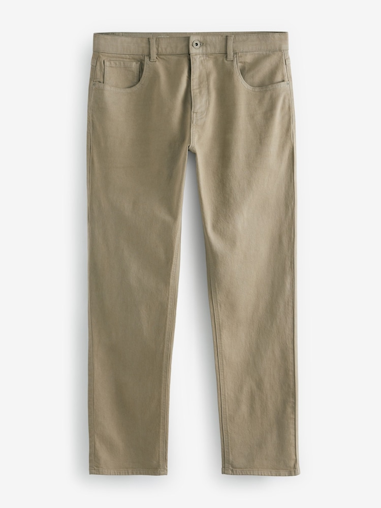 Light Stone Slim Fit Soft Touch Coloured Stretch Jeans - Image 7 of 11