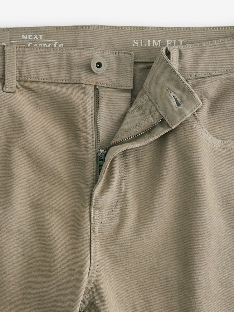 Light Stone Slim Fit Soft Touch Coloured Stretch Jeans - Image 8 of 11