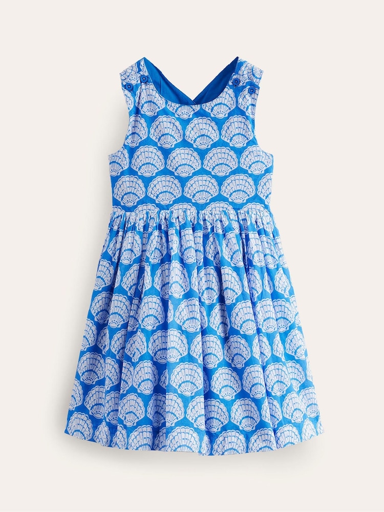 Boden Blue Cross Back Dress - Image 1 of 3 Boden Blue Cross Back Dress - Image 1 of 3