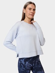 Sweaty Betty Salt Blue After Class Hoodie - Image 1 of 7