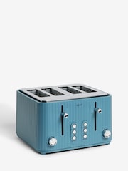 Teal Blue Sleek 4 Slice Toaster - Image 5 of 6