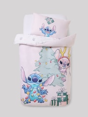 Lilo & Stitch Pink Christmas 100% Cotton Duvet Cover and Pillowcase Set - Image 7 of 7