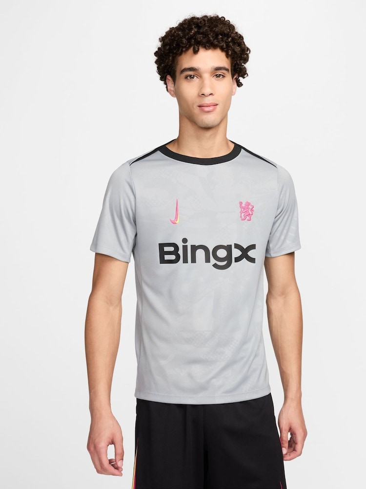 Nike Black Chelsea FC Academy Pre-Match T-Shirt - Image 1 of 6