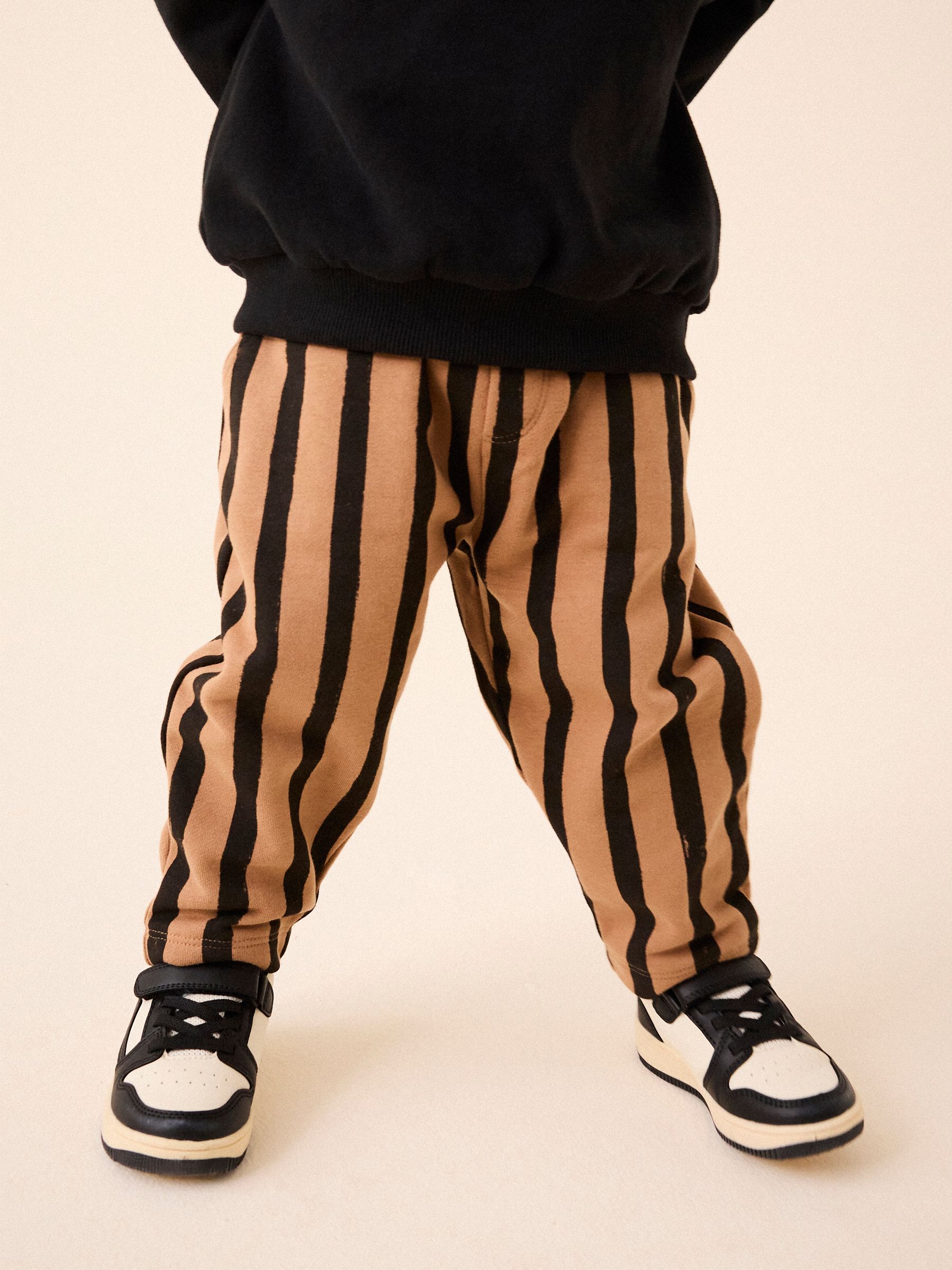3150~Brushed Cotton ROBBY Joggers with Contrasting Print main image 1