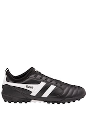 Gola Black/White Mens Ceptor Turf Microfibre Lace-Up Football Boots - Image 1 of 5