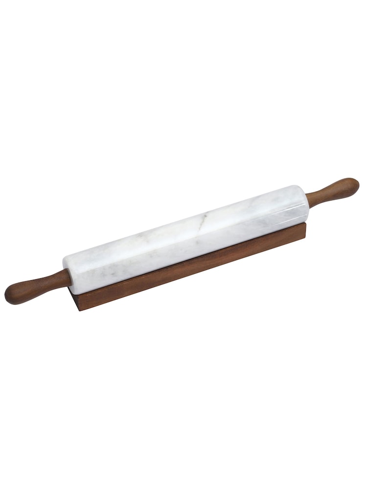 Interiors by Premier White Ziarat Marble Rolling Pin - Image 2 of 4