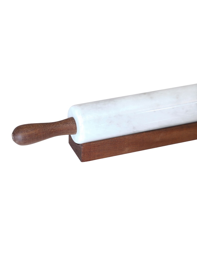 Interiors by Premier White Ziarat Marble Rolling Pin - Image 4 of 4