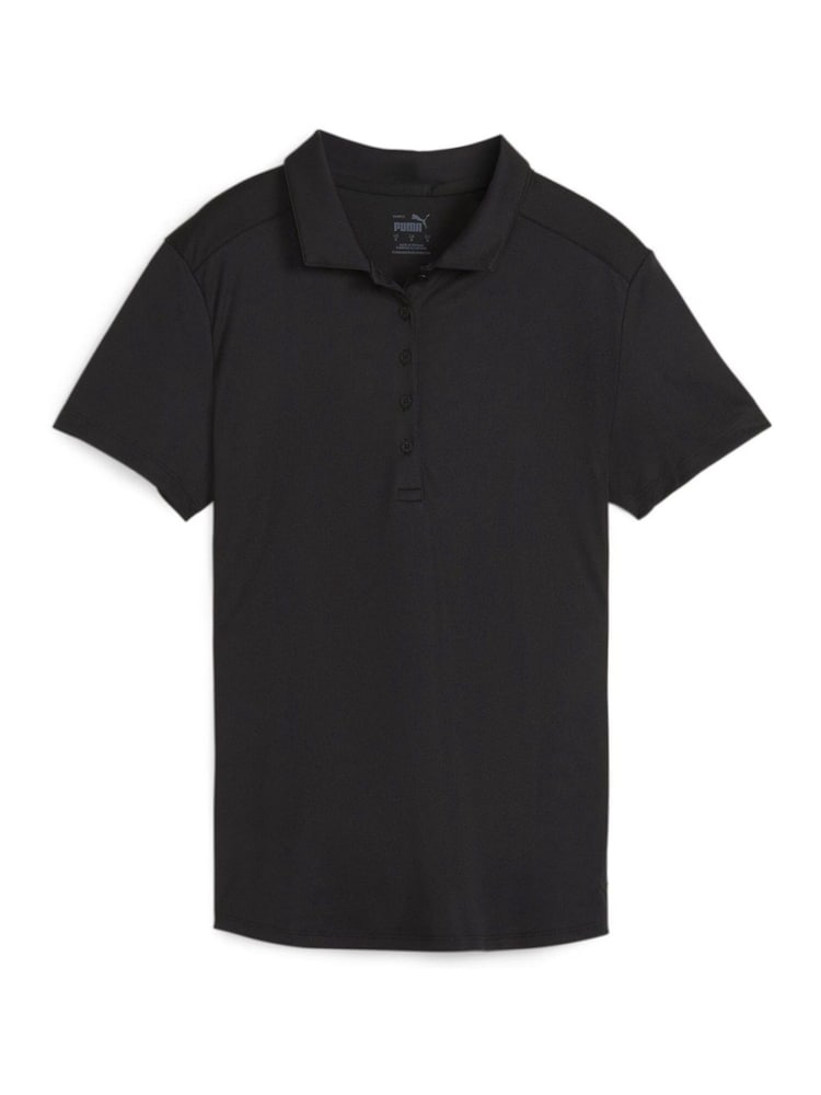Puma Black Pure Golf Womens Polo Shirt - Image 1 of 3
