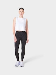 Sweaty Betty Grey Zebra Check Print Zero Gravity Leggings - Image 3 of 9