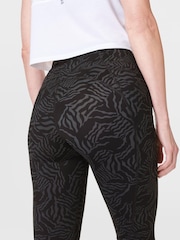 Sweaty Betty Grey Zebra Check Print Zero Gravity Leggings - Image 8 of 9