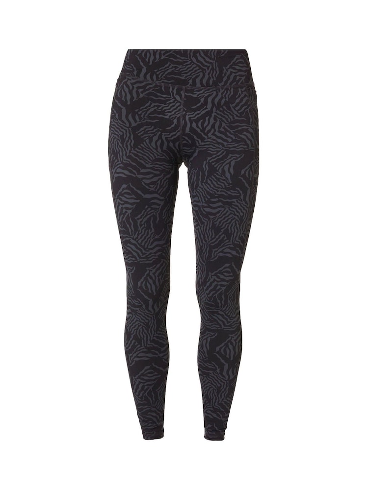 Sweaty Betty Grey Zebra Check Print Zero Gravity Leggings - Image 9 of 9