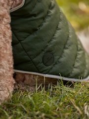 Green/Orange Reversible Padded Dog Coat - Image 4 of 12