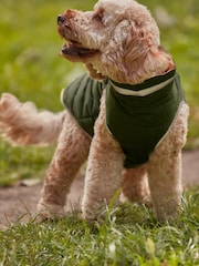 Green/Orange Reversible Padded Dog Coat - Image 5 of 12