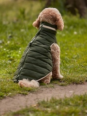 Green/Orange Reversible Padded Dog Coat - Image 6 of 12
