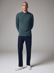 Green Long Sleeve Pique Polo Shirt - Image 2 of 8