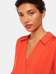 Whistles Red Melanie Dress - Image 3 of 5