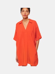 Whistles Red Melanie Dress - Image 4 of 5