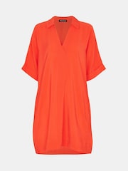 Whistles Red Melanie Dress - Image 5 of 5