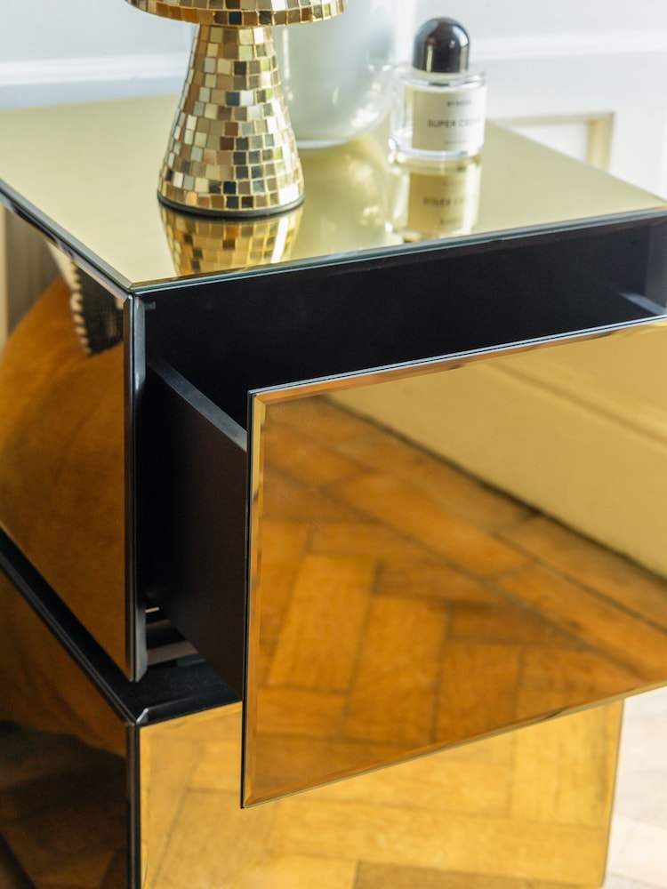 Gold Rockett St George Midas Bedside Table - Image 2 of 6