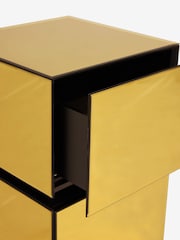Gold Rockett St George Midas Bedside Table - Image 6 of 6