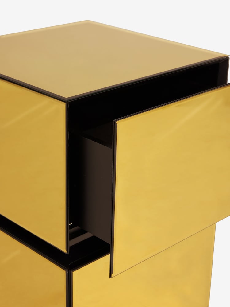 Gold Rockett St George Midas Bedside Table - Image 6 of 6