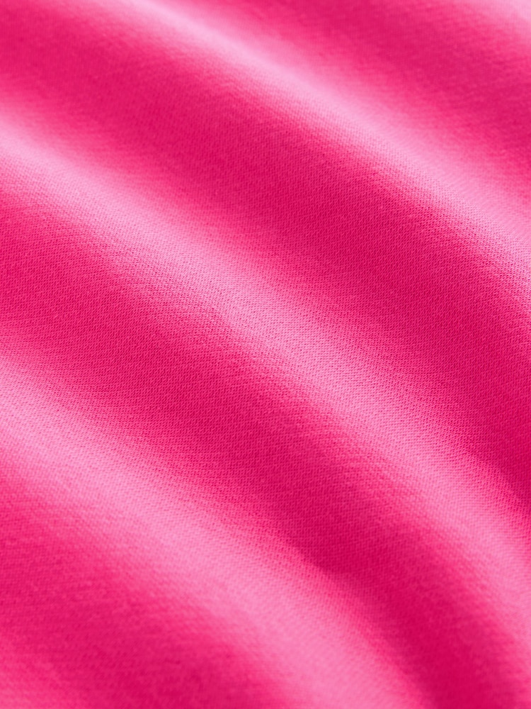 Pink Oversized Relaxed Fit Heavyweight Brushed Longline Crew Neck Sweatshirt - Image 6 of 6