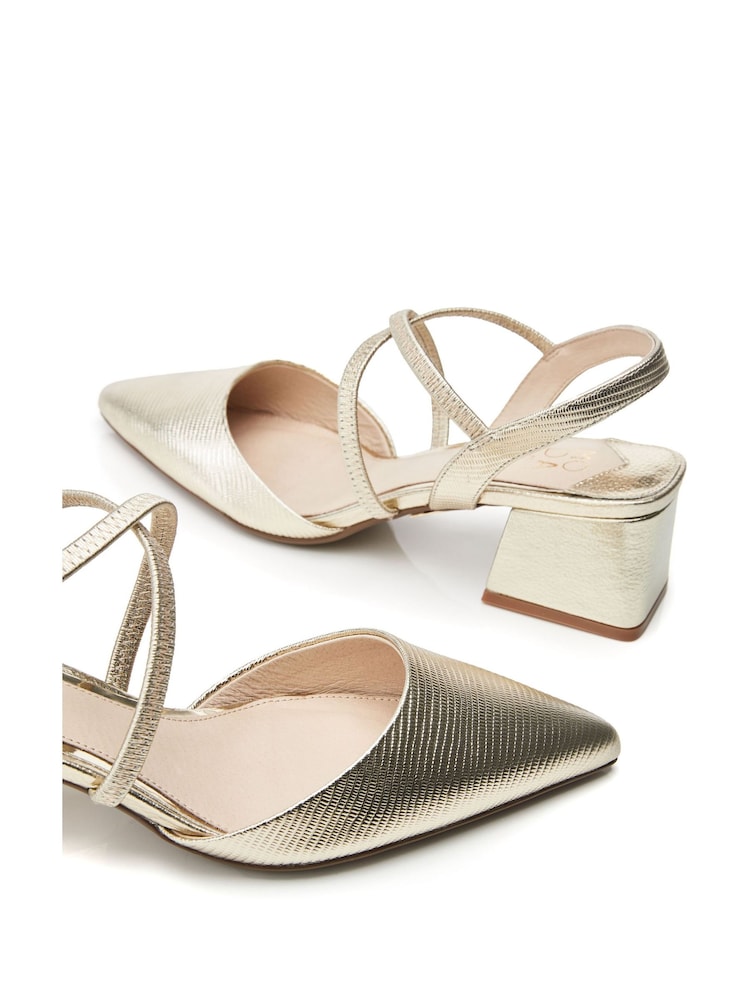 Moda in Pelle Caydence Point Low Block Shoes - Image 4 of 4 Moda in Pelle Caydence Point Low Block Shoes - Image 4 of 4