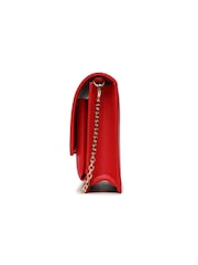Love Moschino Red FAUX Leather Crossbody Bag - Image 3 of 4
