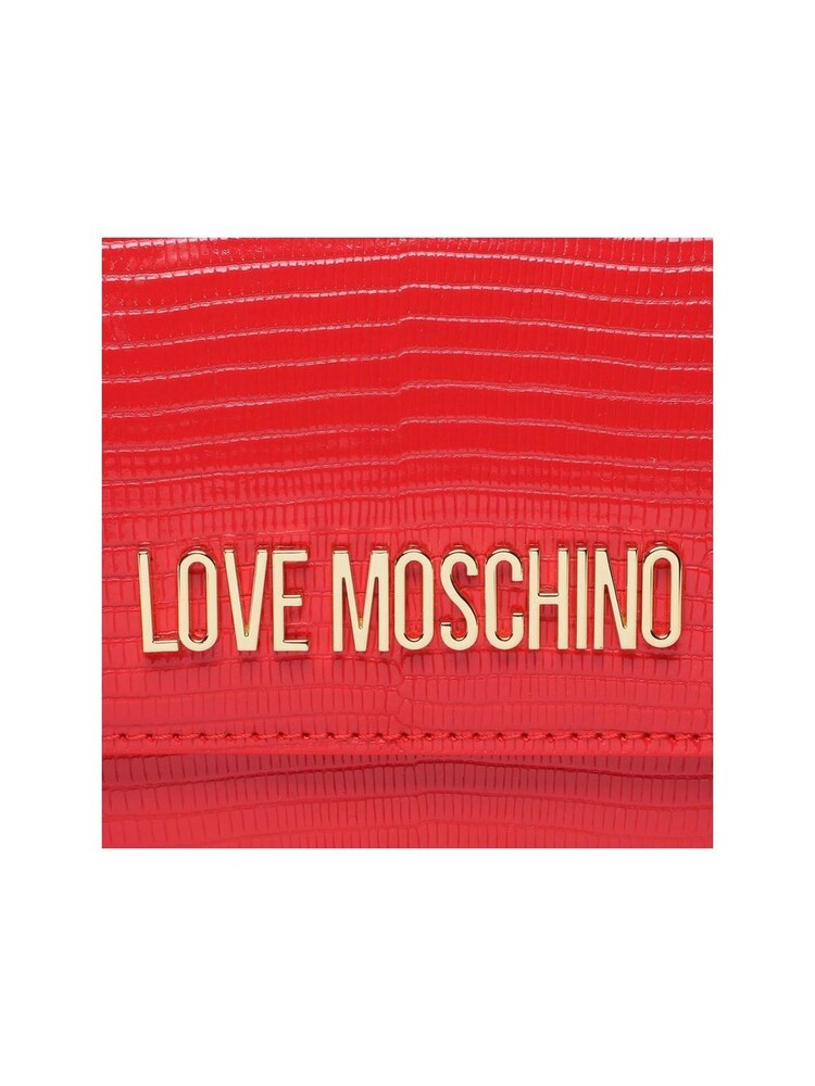Love Moschino Red FAUX Leather Crossbody Bag - Image 4 of 4 Love Moschino Red FAUX Leather Crossbody Bag - Image 4 of 4
