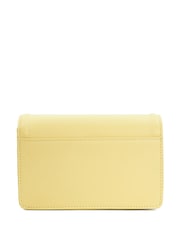 Dune London Yellow Mini Dassia Turnlock Wicker Cross-Body Bag - Image 5 of 7
