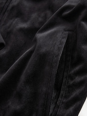 Black Velvet Bomber Jacket - Image 11 of 11