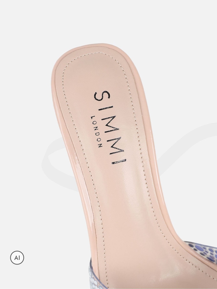 Simmi London Cream Lopezz Embellished Heeled Sandals - Image 4 of 4 Simmi London Cream Lopezz Embellished Heeled Sandals - Image 4 of 4