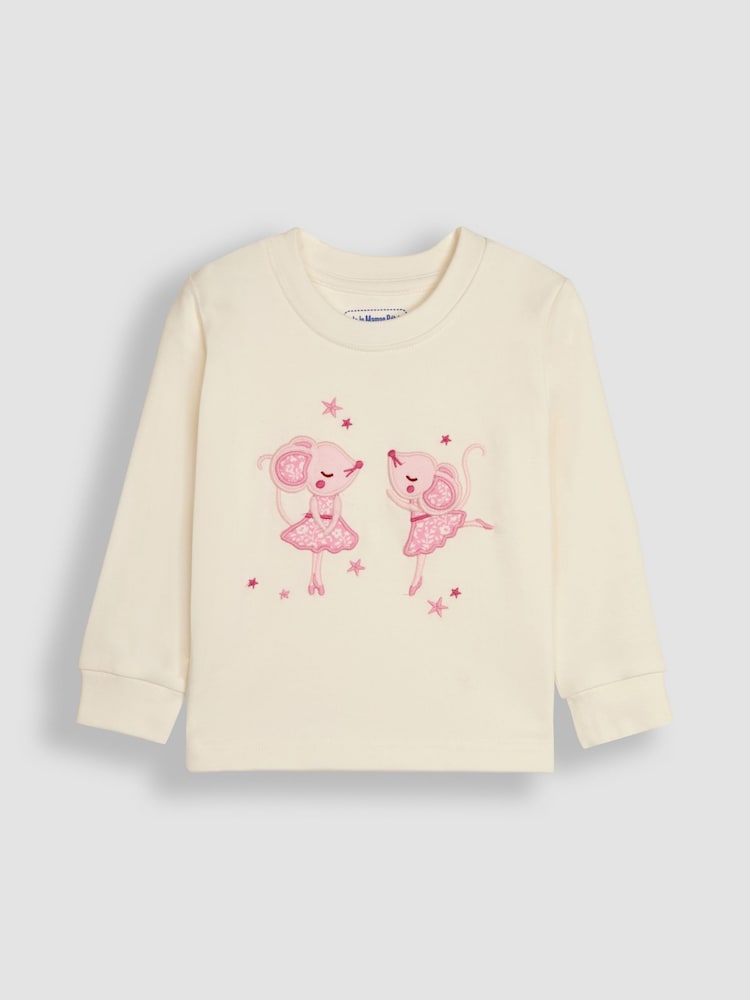 JoJo Maman Bébé Pink Mouse Pyjamas 2 Pack - Image 2 of 11