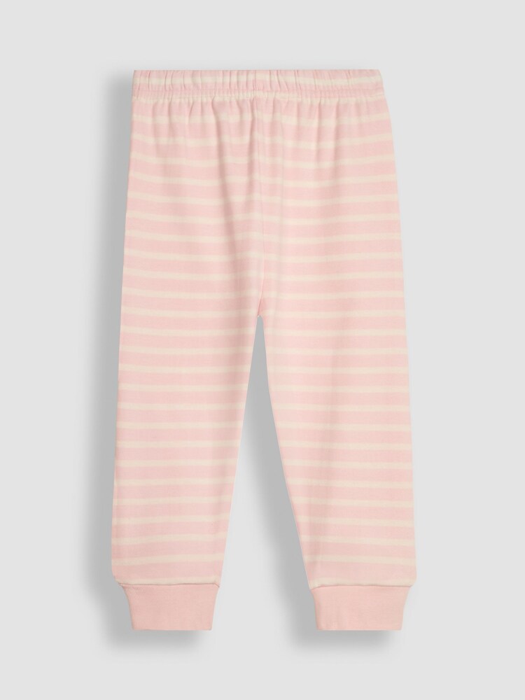 JoJo Maman Bébé Pink Mouse Pyjamas 2 Pack - Image 4 of 11