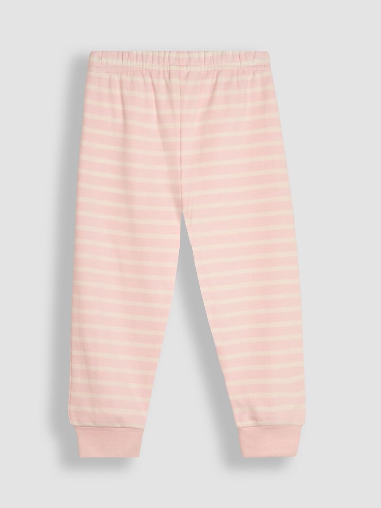 JoJo Maman Bébé Pink Mouse Pyjamas 2 Pack - Image 5 of 11