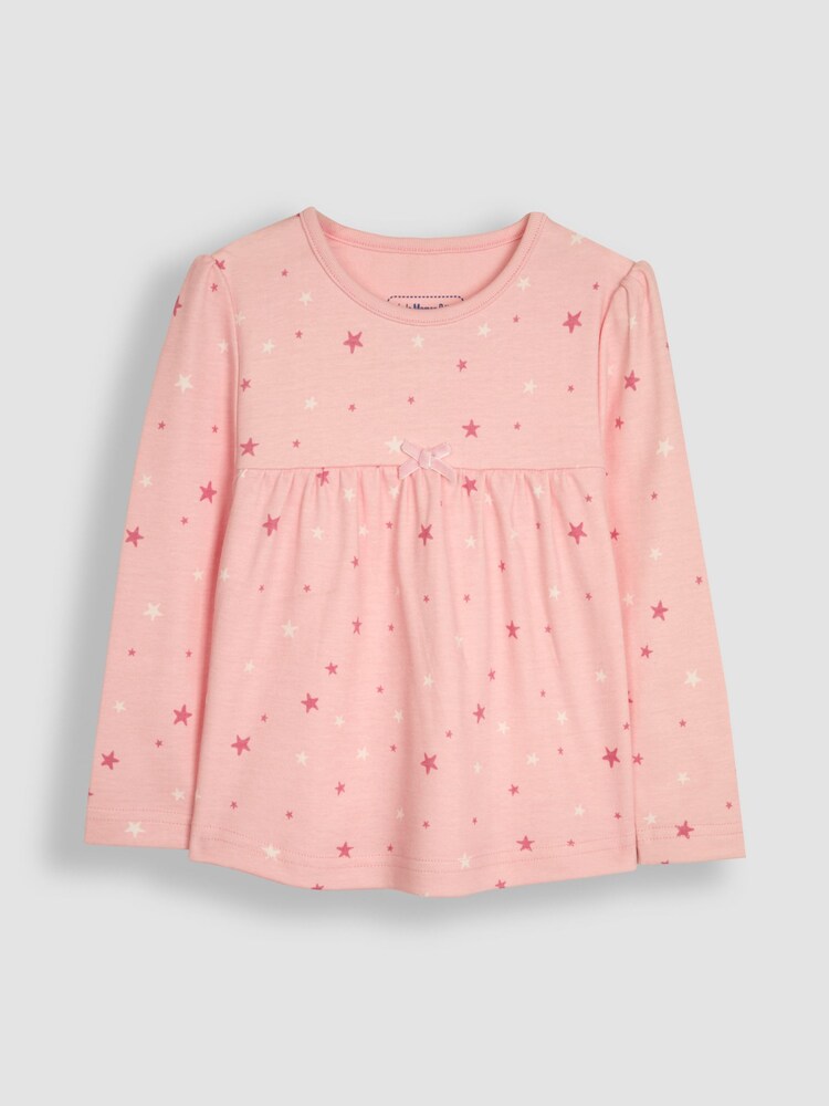 JoJo Maman Bébé Pink Mouse Pyjamas 2 Pack - Image 6 of 11