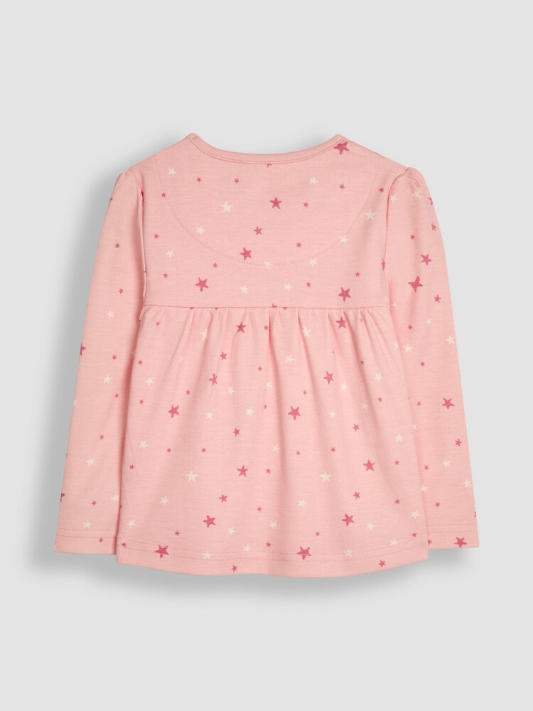 JoJo Maman Bébé Pink Mouse Pyjamas 2 Pack - Image 7 of 11