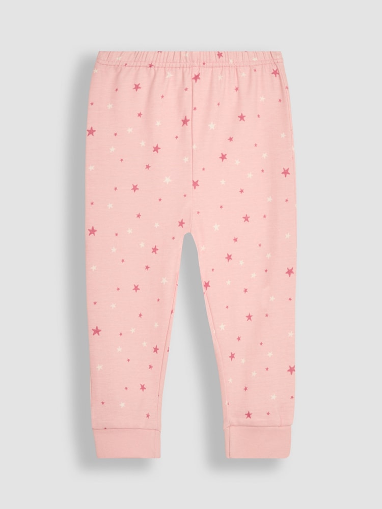 JoJo Maman Bébé Pink Mouse Pyjamas 2 Pack - Image 8 of 11