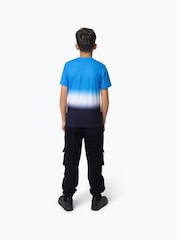 Hype. Boys Blue Changing Skies Fade T-Shirt - Image 3 of 4