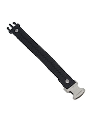 AllSaints Sterling Silver Mens Buckle Leather Bracelet - Image 2 of 2