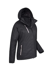 Mountain Warehouse Femei Bracken melanj 3 în 1 Jachetă impermeabilă și respirabilă - Imaginea 3 din 5