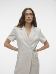 Приталенное платье с запахом и короткими рукавами VERO MODA - Image 2 of 5
