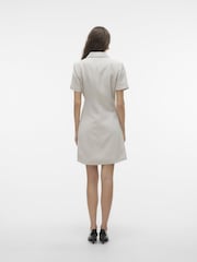 Приталенное платье с запахом и короткими рукавами VERO MODA - Image 4 of 5