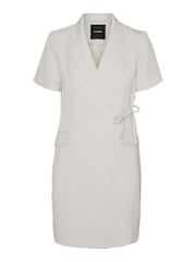 Приталенное платье с запахом и короткими рукавами VERO MODA - Image 5 of 5
