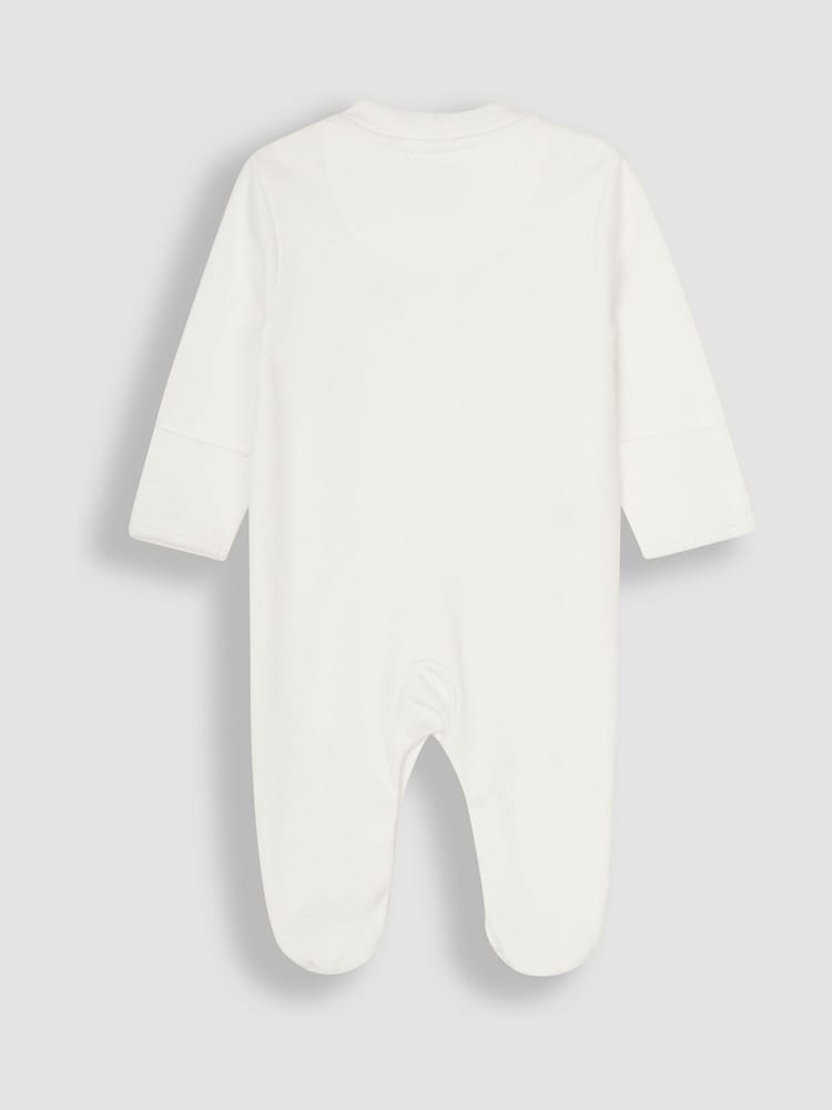 Jojo Maman Bébé babypyjama met Born In 2025-borduursel - Image 4 of 5