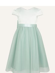Monsoon Green Tulle Flower Girl Dress - Image 3 of 5